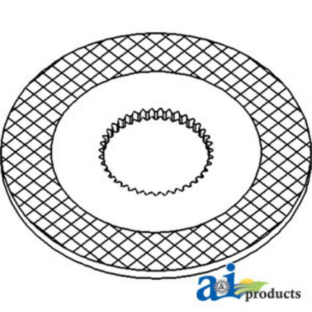 A & I PRODUCTS Disc, Transmission 8" x8" x0.5" A-RE62896